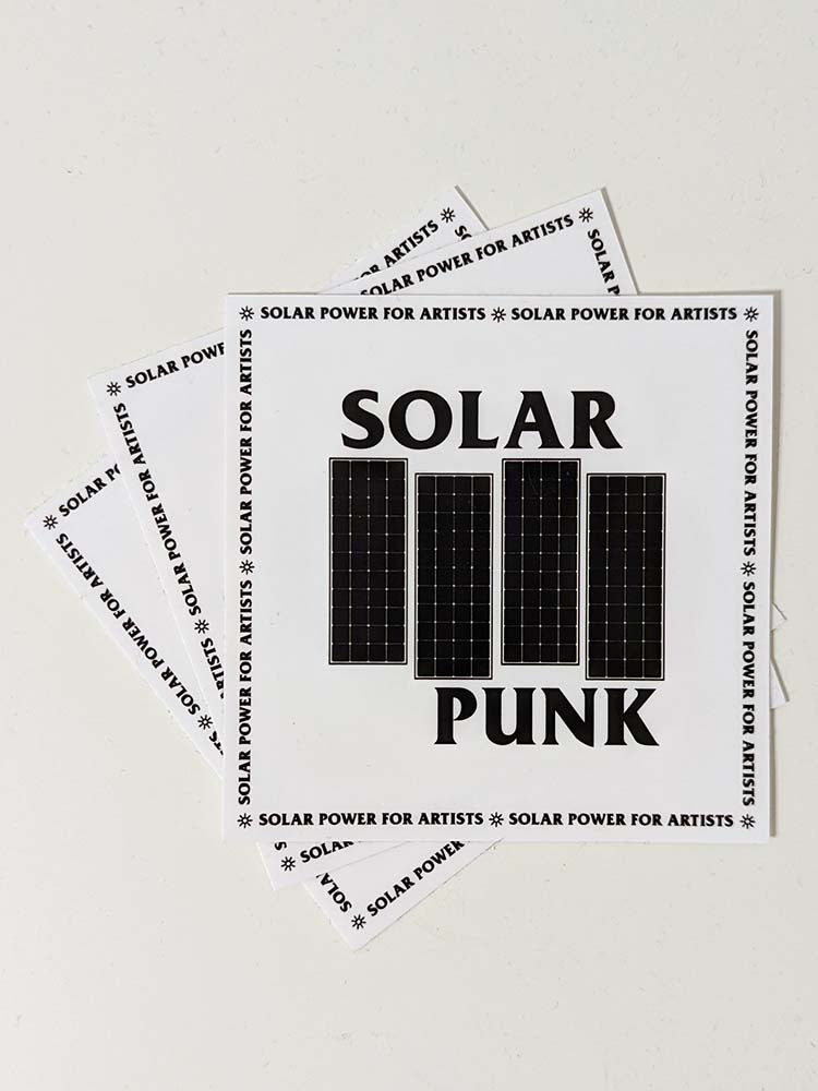 Solar Punk Sticker